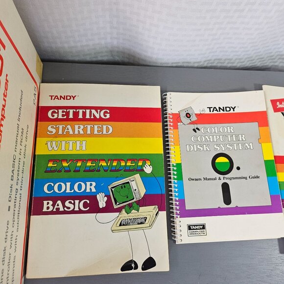 Tandy Color Computer 2 Original Box with Cord & Manuals - Picture 9 of 13